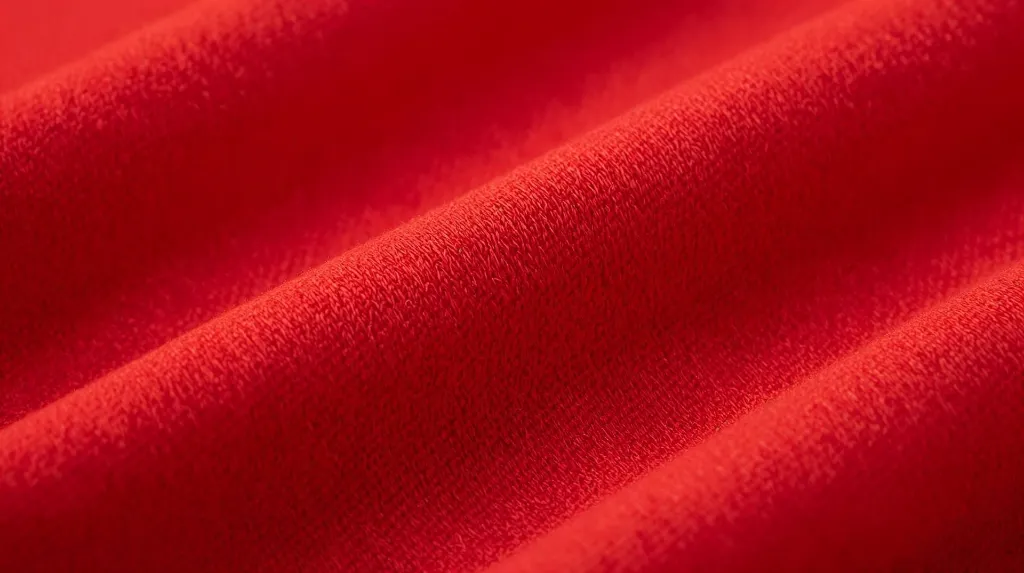 Hyper-realistic extreme close-up of a 180 GSM cotton fabric t-shirt, highlighting thread count and structure with scientific precision. Each fibre is visible, showing medium-weight knit density typical of high- (1).webp