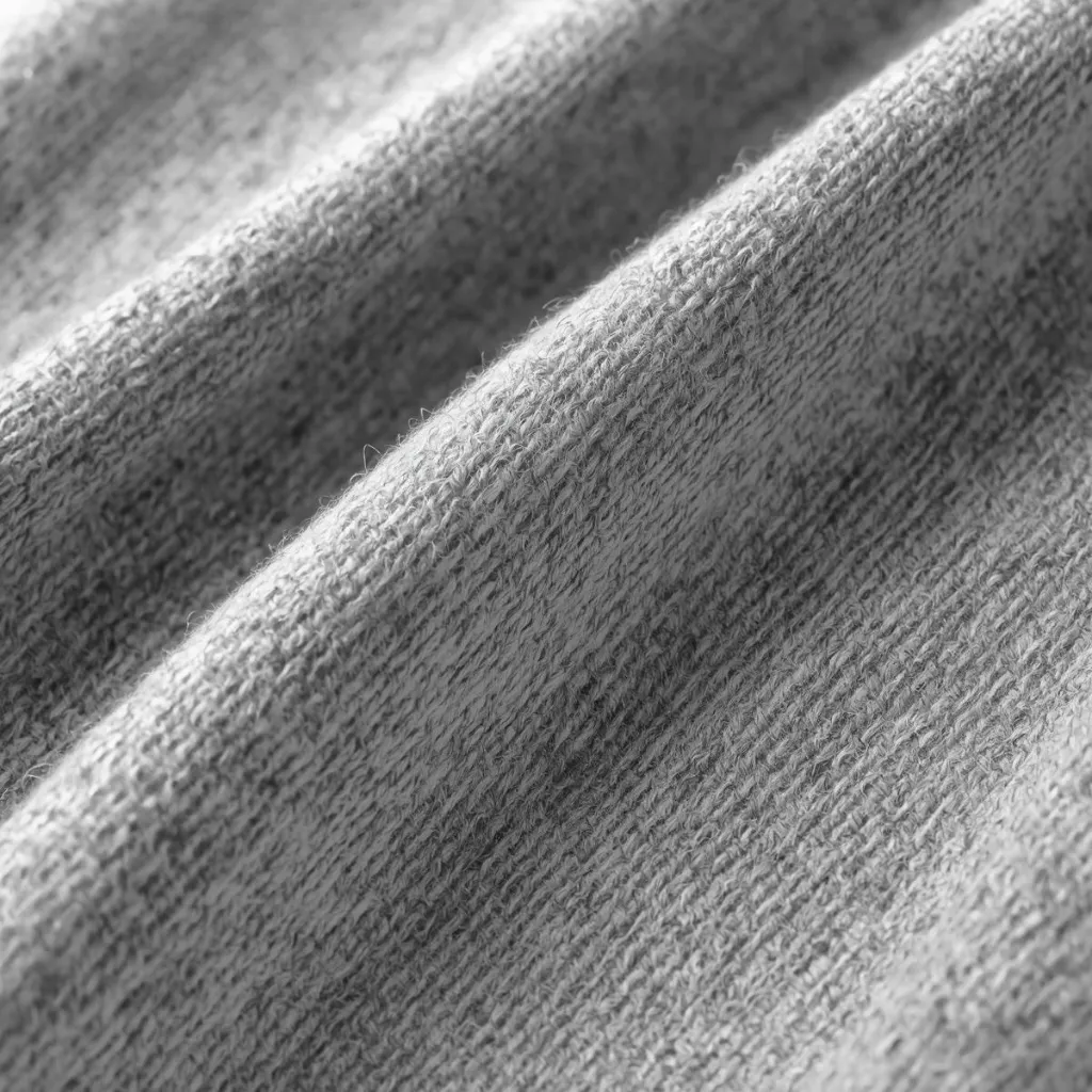 Hyper-realistic extreme close-up of a 180 GSM cotton fabric t-shirt, highlighting thread count and structure with scientific precision. Each fibre is visible, showing medium-weight knit density typical of high- (6).webp