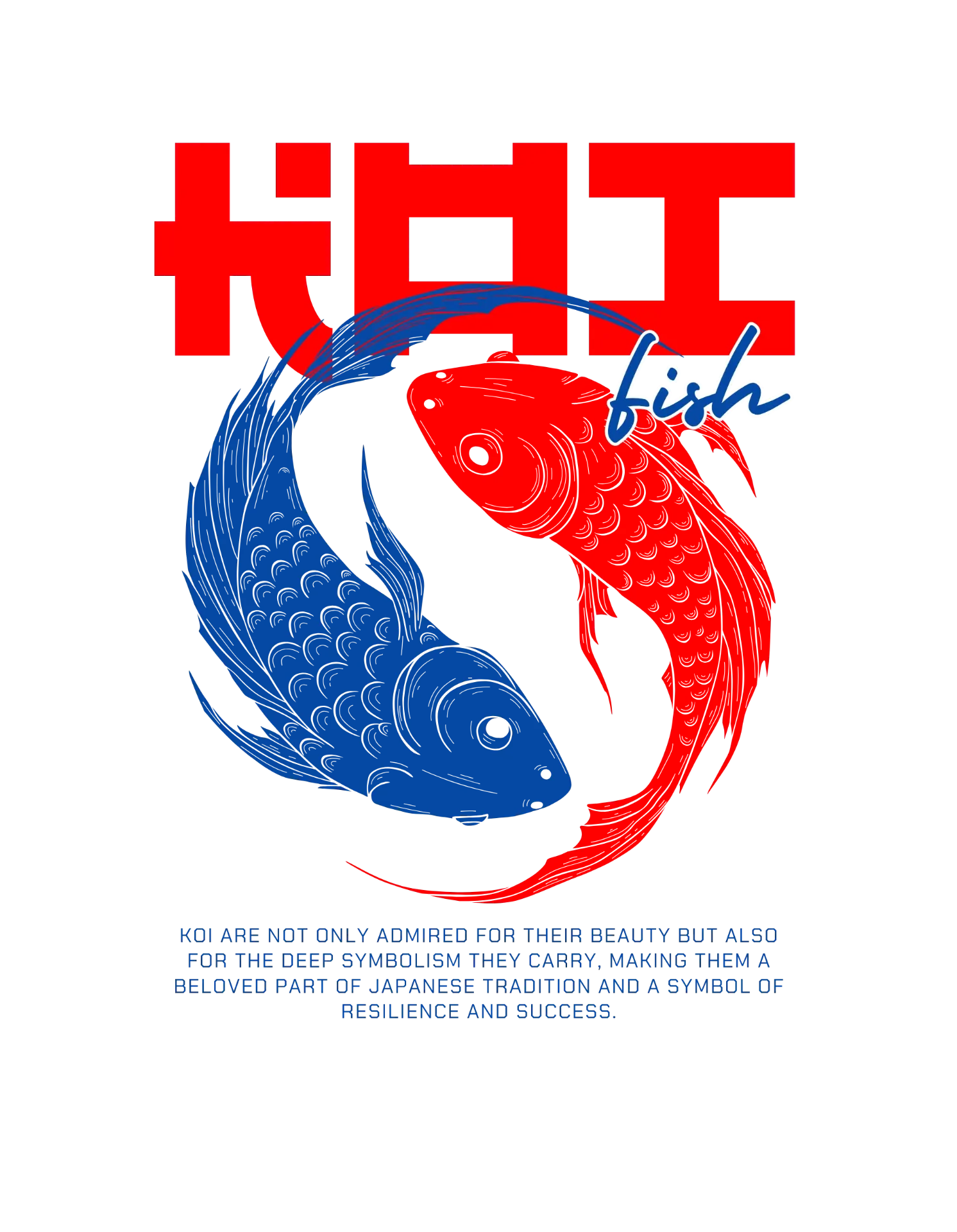 Koi fish - Dual Color