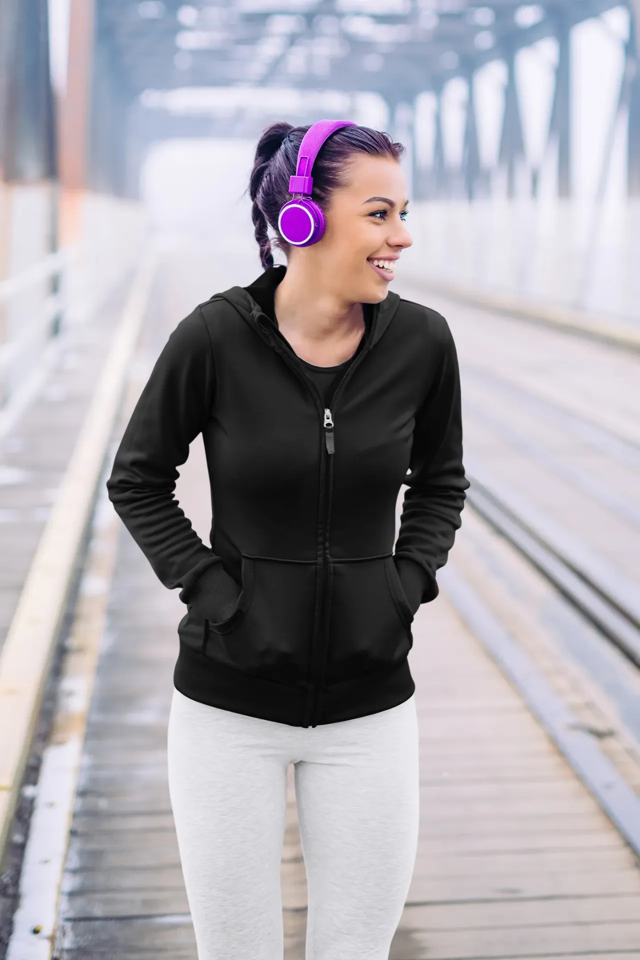 Cotton Fleece Zipper Hoodie | 400 GSM | 100% Cotton