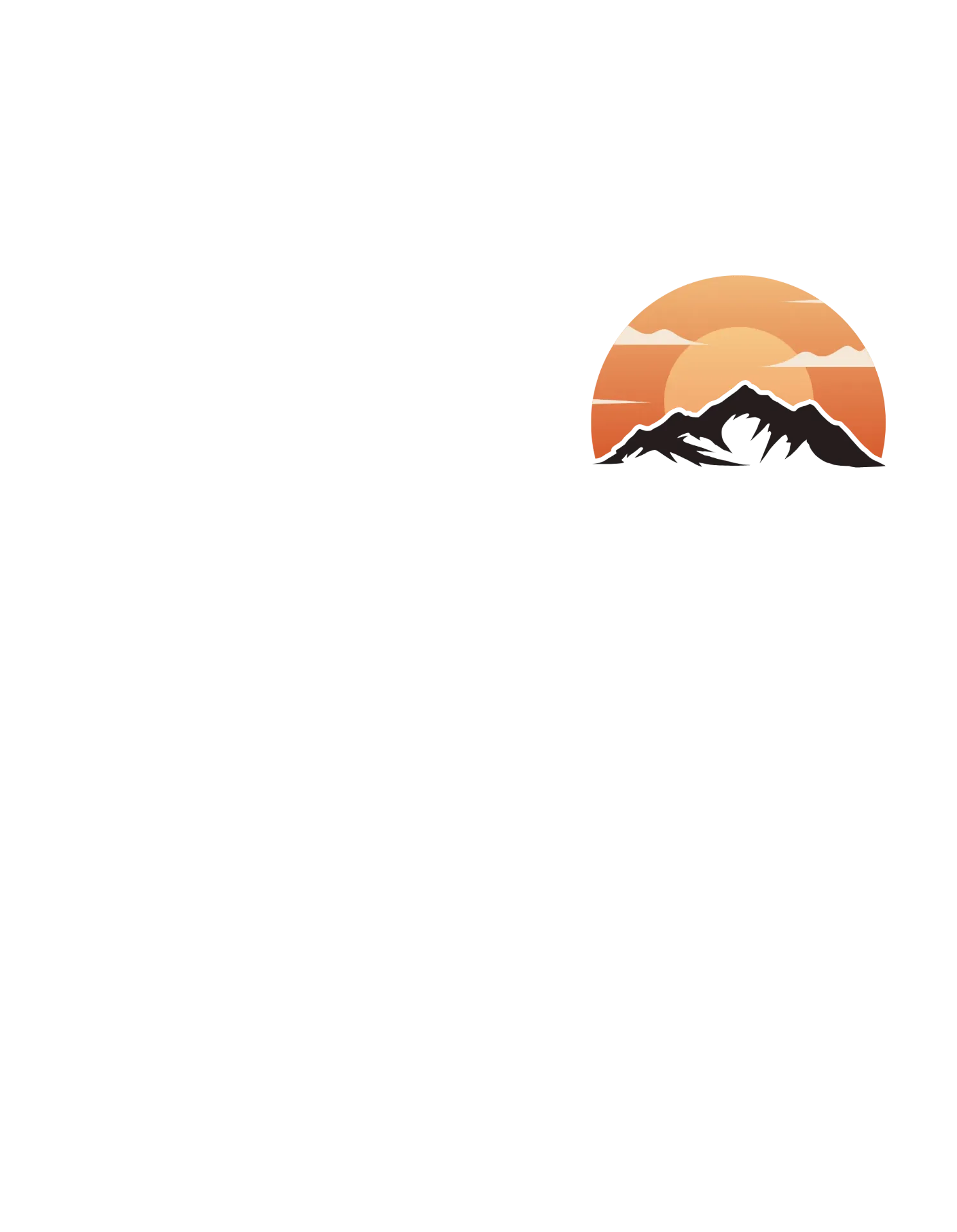 Minimalist mountain
