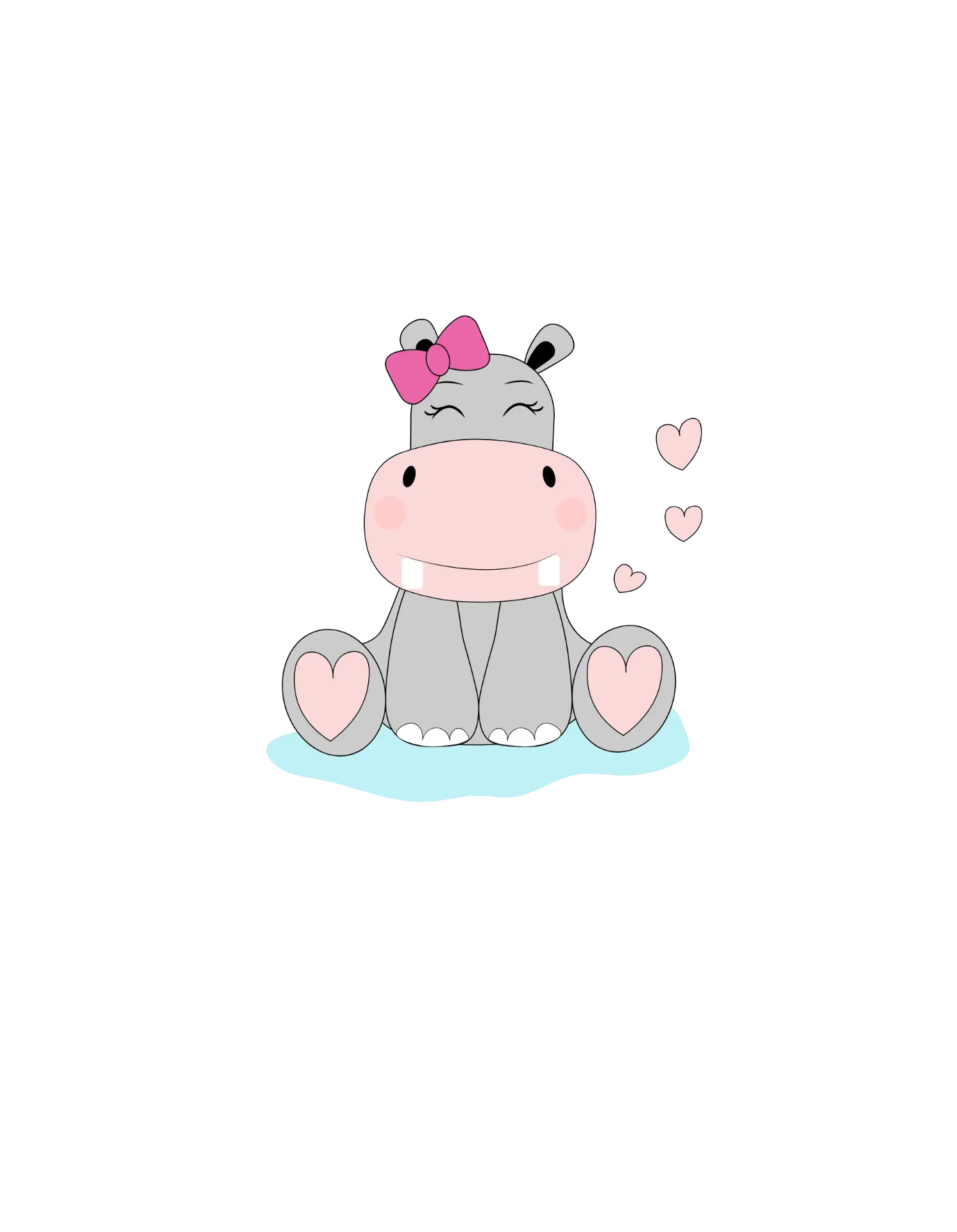Cute Hippo